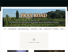 Tablet Screenshot of prayroad.weebly.com