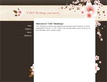 Tablet Screenshot of i-do-weddings.weebly.com