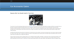 Desktop Screenshot of caraccessoriesgalore.weebly.com