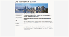 Desktop Screenshot of come2canada.weebly.com