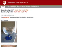 Tablet Screenshot of apartmentsale.weebly.com