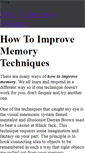 Mobile Screenshot of how-to-improve-memory.weebly.com