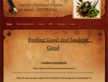 Tablet Screenshot of jarrettspersonalfitnessprogram.weebly.com