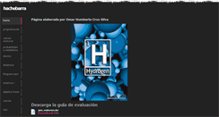 Desktop Screenshot of hachebarra.weebly.com