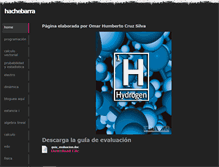 Tablet Screenshot of hachebarra.weebly.com