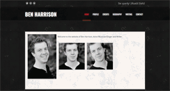 Desktop Screenshot of benharrisonactor.weebly.com