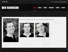 Tablet Screenshot of benharrisonactor.weebly.com