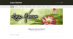 Desktop Screenshot of lotuskaniner.weebly.com