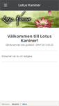 Mobile Screenshot of lotuskaniner.weebly.com