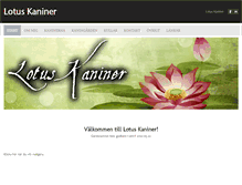 Tablet Screenshot of lotuskaniner.weebly.com