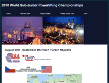 Tablet Screenshot of 2010sub-juniorworldteamusa.weebly.com