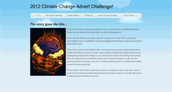 Desktop Screenshot of climatechangeadvertchallenge.weebly.com