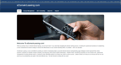 Desktop Screenshot of edomainleasing.weebly.com