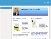 Tablet Screenshot of carolynwarren.weebly.com