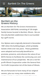 Mobile Screenshot of bartlettonthegreens.weebly.com