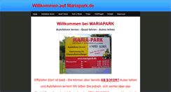 Desktop Screenshot of mariapark.weebly.com