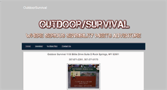 Desktop Screenshot of outdoorsurvivalrs.weebly.com