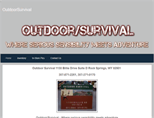 Tablet Screenshot of outdoorsurvivalrs.weebly.com