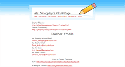Desktop Screenshot of jshappley.weebly.com