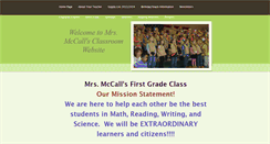 Desktop Screenshot of mccallsclass.weebly.com