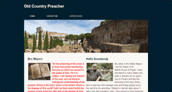 Desktop Screenshot of oldcountrypreacher.weebly.com