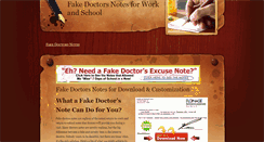 Desktop Screenshot of fakedoctorsnotes.weebly.com