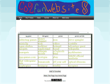 Tablet Screenshot of coolfunwebsites.weebly.com