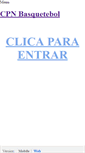 Mobile Screenshot of cpnbasquetebol.weebly.com