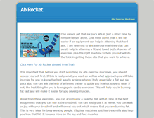 Tablet Screenshot of abs-exercise-machines.weebly.com