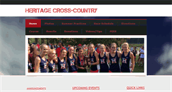 Desktop Screenshot of heritagecrosscountry.weebly.com