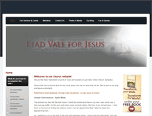 Tablet Screenshot of leadvaleforjesus.weebly.com