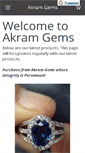 Mobile Screenshot of akramgems.weebly.com