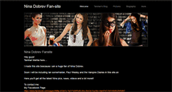 Desktop Screenshot of ninadobrevthevampire.weebly.com