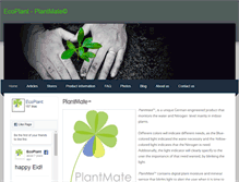 Tablet Screenshot of ecoplant-plantmate.weebly.com
