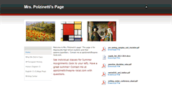 Desktop Screenshot of mrspolzinetti.weebly.com