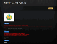 Tablet Screenshot of miniplanetcoins.weebly.com