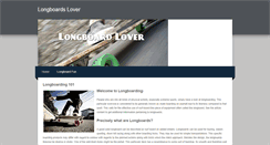 Desktop Screenshot of longboardlover.weebly.com