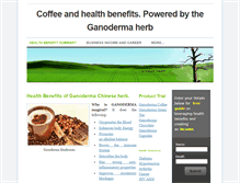 Tablet Screenshot of healthinacupofcoffee.weebly.com