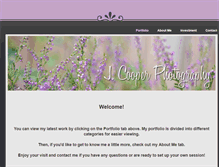 Tablet Screenshot of jcooperphotography.weebly.com