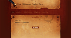 Desktop Screenshot of mrschisholm.weebly.com