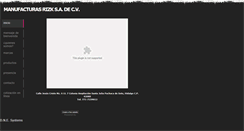 Desktop Screenshot of manufacturasrizk.weebly.com