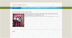 Desktop Screenshot of missadanceclub.weebly.com
