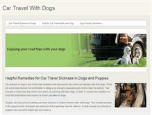 Tablet Screenshot of cartravelwithdogs.weebly.com