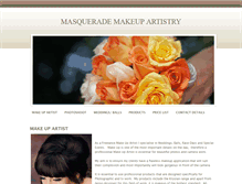 Tablet Screenshot of makeupmasquerade.weebly.com
