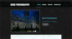 Desktop Screenshot of duskphotography.weebly.com