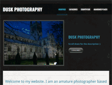 Tablet Screenshot of duskphotography.weebly.com