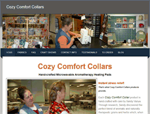 Tablet Screenshot of cozycomfortcollars.weebly.com