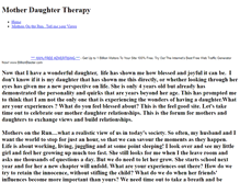 Tablet Screenshot of motherdaughtertherapy.weebly.com