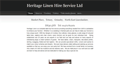 Desktop Screenshot of heritagelinen.weebly.com