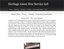 Tablet Screenshot of heritagelinen.weebly.com